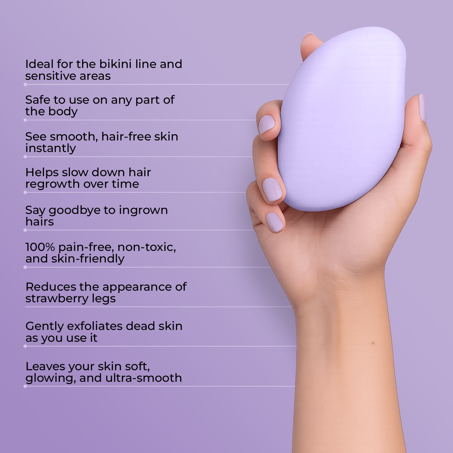 Barelume Crystal™ Hair Removal Pain Free Smooth Skin